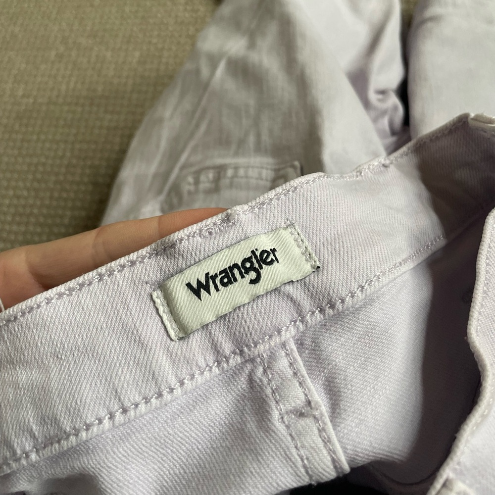 VINTAGE Wrangler Light Purple/Lilac Bootcut Jeans - Picture 2 of 16